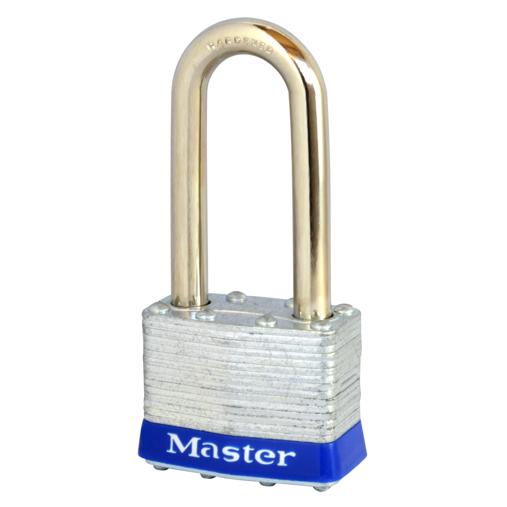 MASTER LOCK Open Shackle Unassembled Laminated Padlock 1LJUP Long Shackle