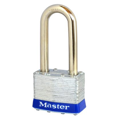 MASTER LOCK Open Shackle Unassembled Laminated Padlock 1LJUP Long Shackle