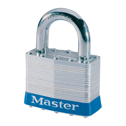 MASTER LOCK Open Shackle Unassembled Laminated Padlock 3UP Standard Shackle