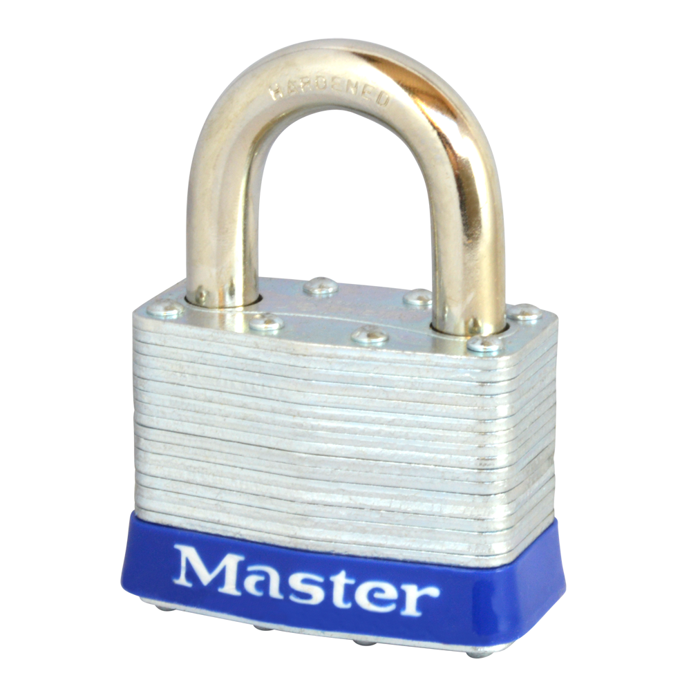 MASTER LOCK Open Shackle Unassembled Laminated Padlock 5UP Standard Shackle