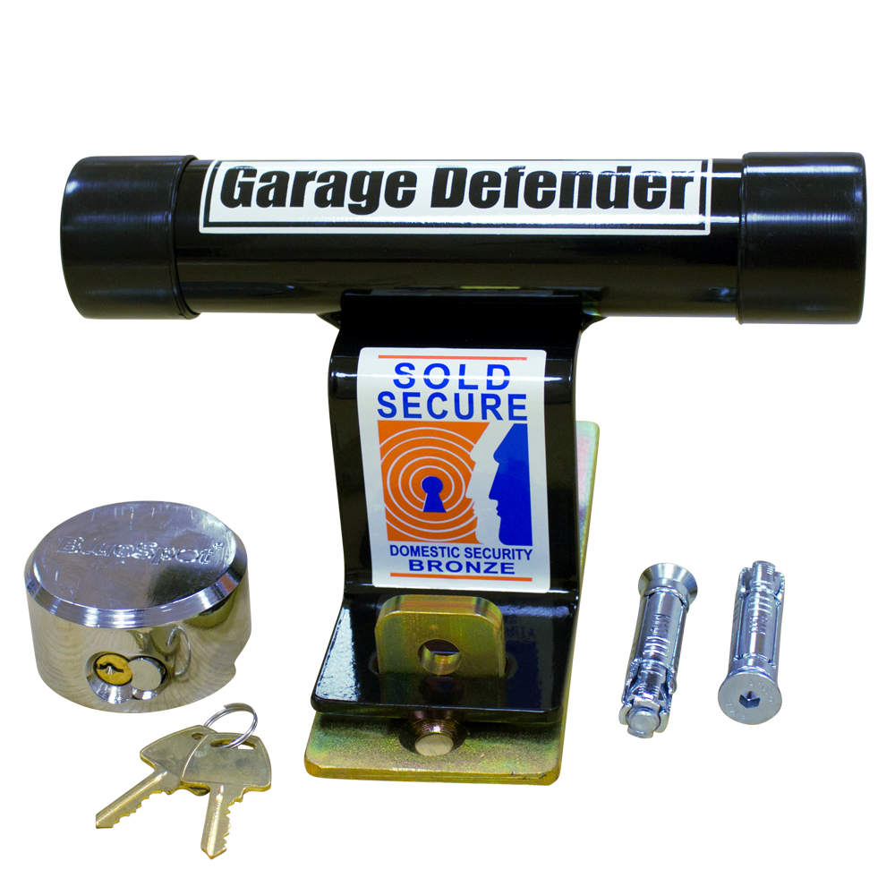 PJB 301 Garage Defender With Padlock - Black