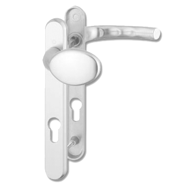 HOPPE Atlanta UPVC Lever / Moveable Pad Door Furniture 77G/3831N/1710 92mm Centres - White