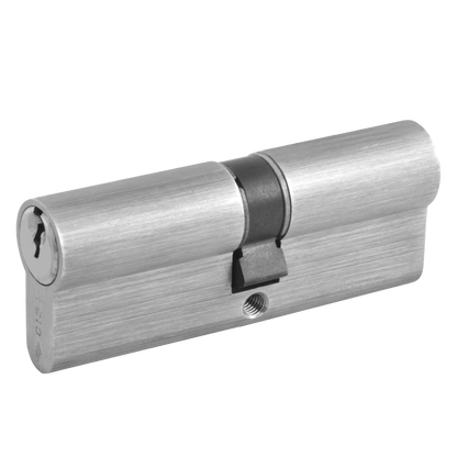 CISA C2000 Euro Double Cylinder 75mm 35/40 30/10/35 Keyed To Differ - Nickel Plated