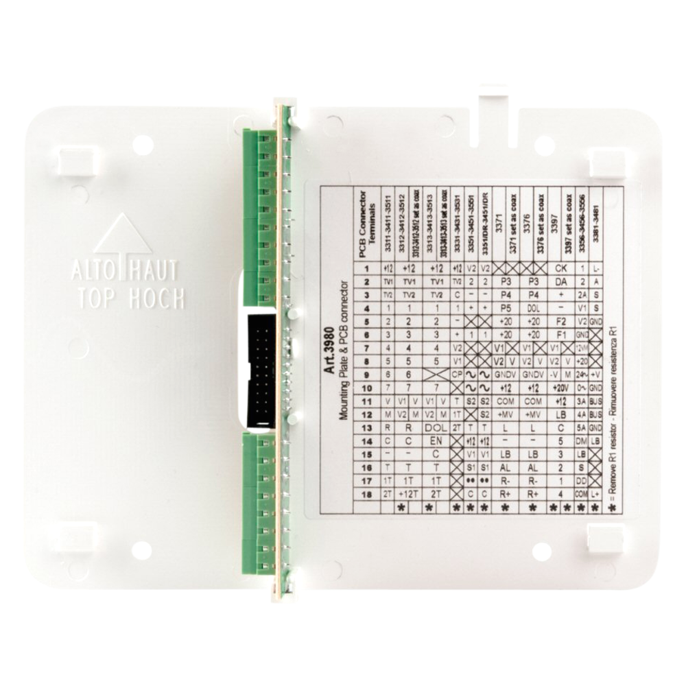 VIDEX 3980J Mounting Plate To Suit 3000 Series Monitor 3980J