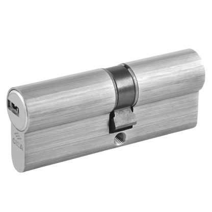 CISA Astral Euro Double Cylinder 80mm 40/40 35/10/35 Keyed To Differ - Nickel Plated