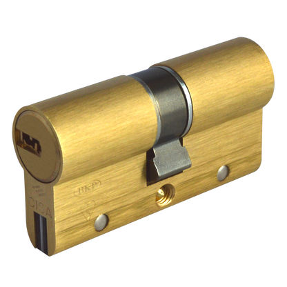 CISA Astral S Euro Double Cylinder 60mm 30/30 25/10/25 Keyed To Differ - Polished Brass