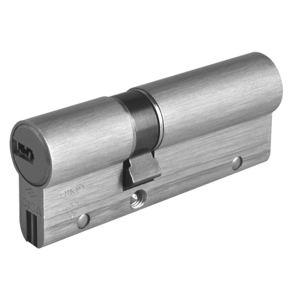 CISA Astral S Euro Double Cylinder 90mm 30/60 25/10/55 Keyed To Differ - Nickel Plated