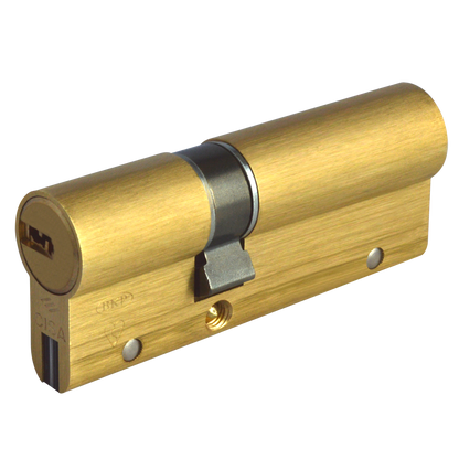 CISA Astral S Euro Double Cylinder 90mm 30/60 25/10/55 Keyed To Differ - Polished Brass