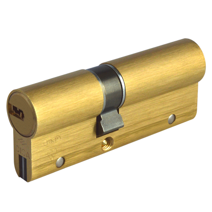 CISA Astral S Euro Double Cylinder 90mm 35/55 30/10/50 Keyed To Differ - Polished Brass