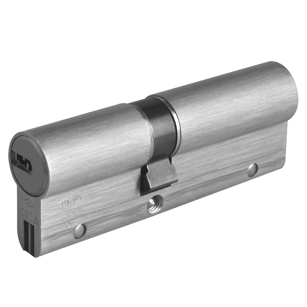 CISA Astral S Euro Double Cylinder 100mm 40/60 35/10/55 Keyed To Differ - Nickel Plated