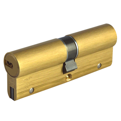 CISA Astral S Euro Double Cylinder 100mm 50/50 45/10/45 Keyed To Differ - Polished Brass