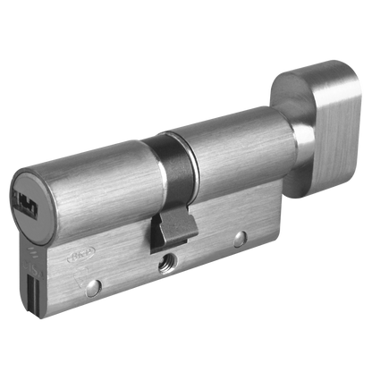 CISA Astral S Euro Key & Turn Cylinder 70mm 35/T35 30/10/T30 Keyed To Differ - Nickel Plated