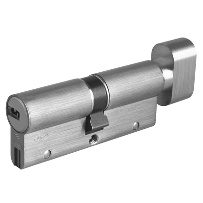 CISA Astral S Euro Key & Turn Cylinder 85mm 45/T40 40/10/T35 Keyed To Differ - Nickel Plated