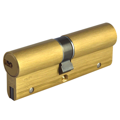 CISA Astral S Euro Double Cylinder 100mm 45/55 40/10/50 Keyed To Differ - Polished Brass