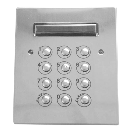 VIDEX 4900 Keypad Module 4900 - Stainless Steel