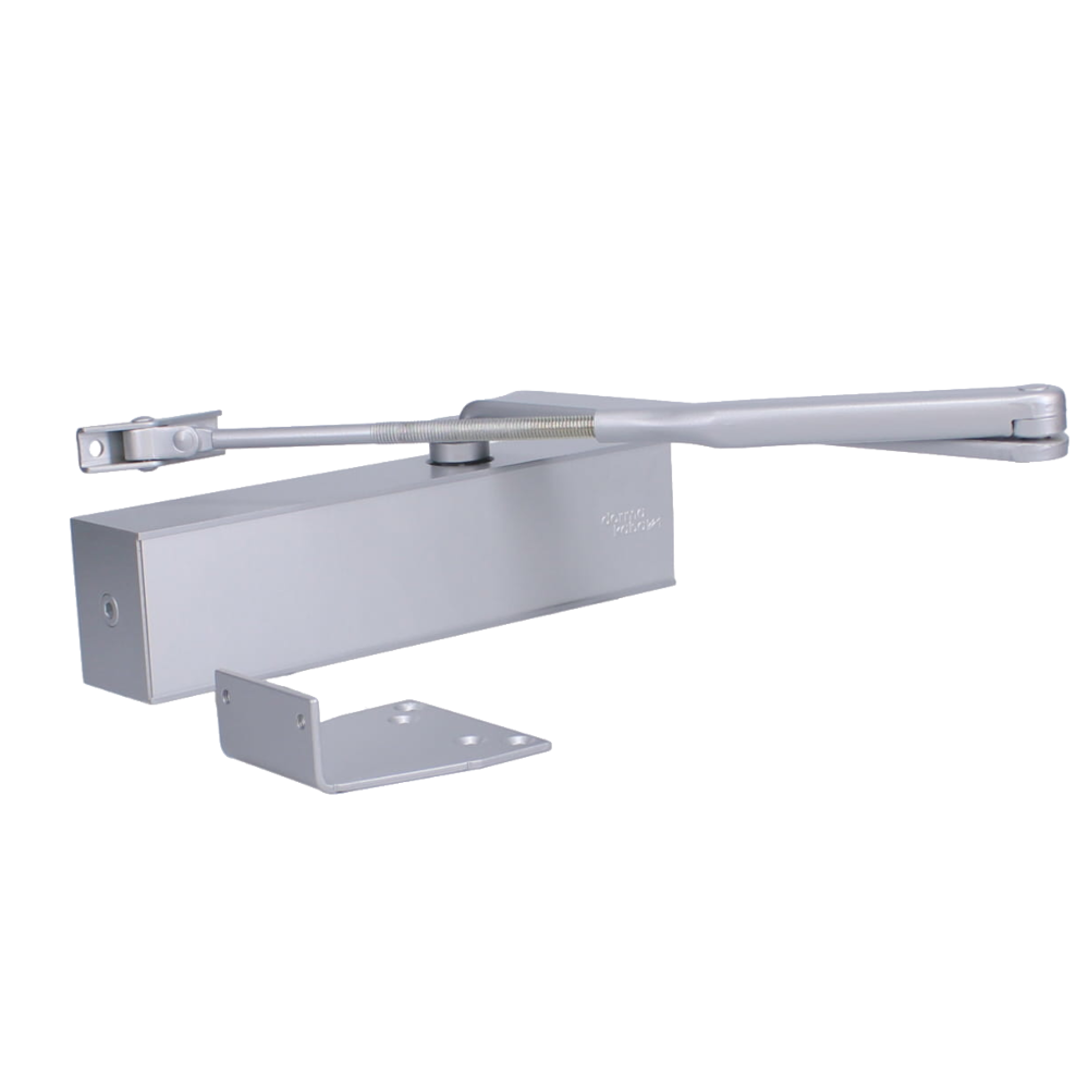 DORMAKABA TS83SE Size 3-6 Overhead Door Closer Backcheck & Delayed Action - Silver