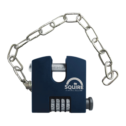 SQUIRE SHCB Sliding Shackle Combination Padlock 65mm c/w Chain