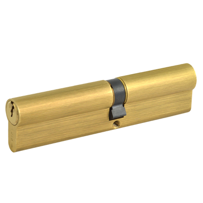 CISA C2000 Euro Double Cylinder 105mm 45/60 40/10/55 Keyed To Differ - Polished Brass