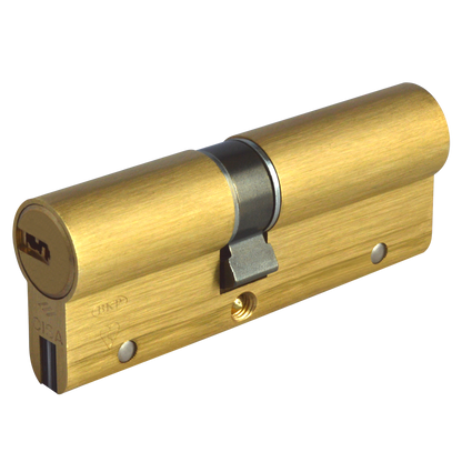 CISA Astral S Euro Double Cylinder 95mm 40/55 35/10/50 Keyed To Differ - Polished Brass