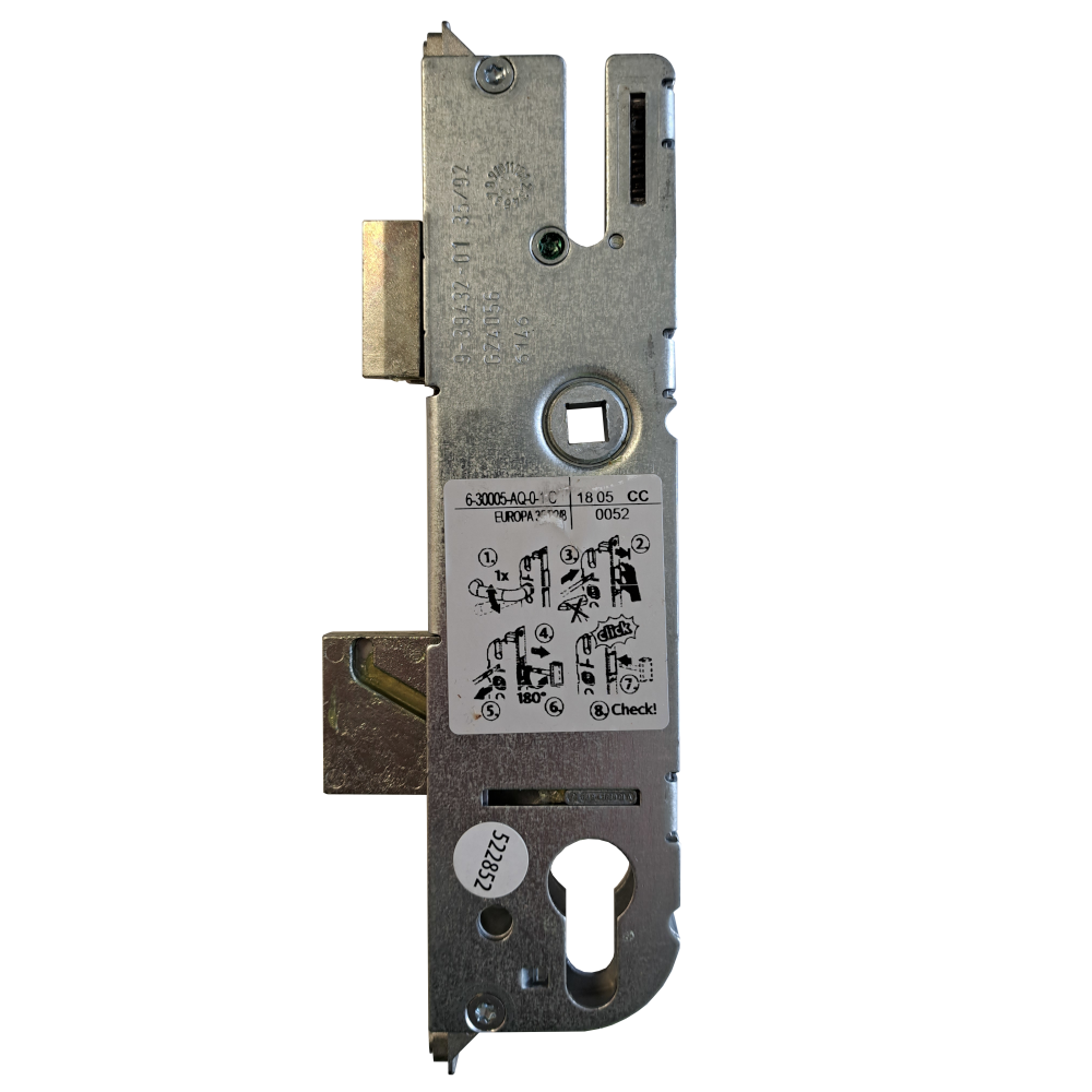 GU Lever Operated Latch & Deadbolt - Centre Case 35/92