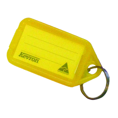 KEVRON ID5-50 Single Colour Click Tag Yellow