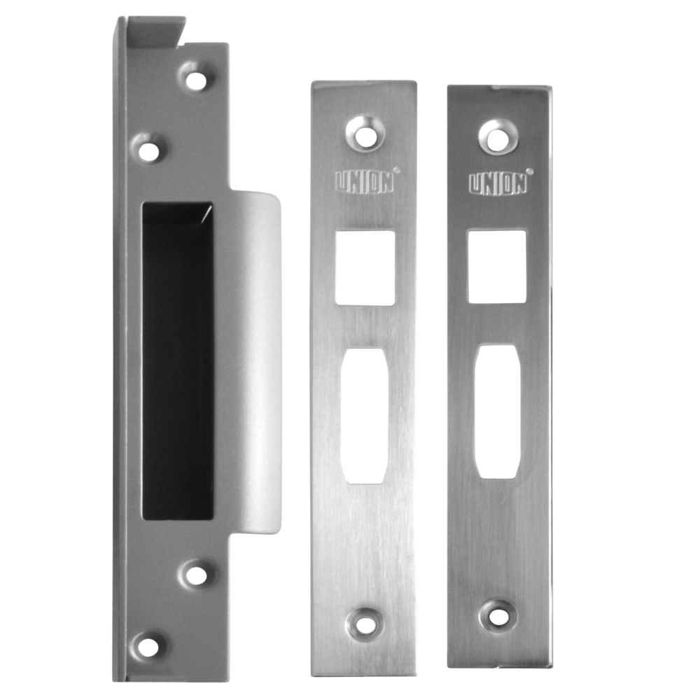 Union J2200REB Rebate To Suit StrongBOLT Sashlocks 13mm - Satin Chrome