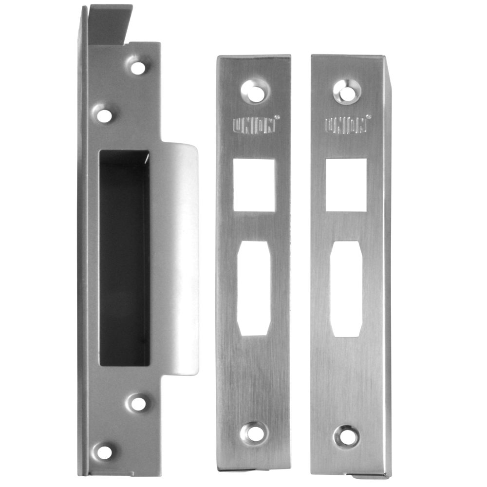 Union J2200REB Rebate To Suit StrongBOLT Sashlocks 25mm - Satin Chrome