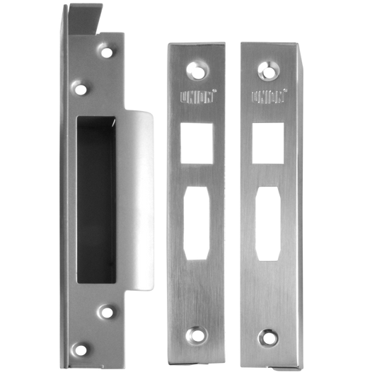 Union J2200REB Rebate To Suit StrongBOLT Sashlocks 25mm - Satin Chrome