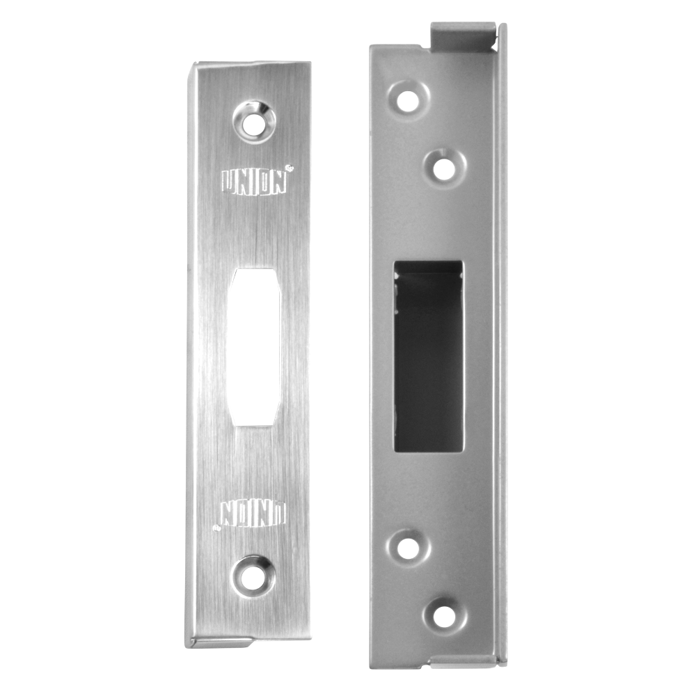 Union J2100REB Rebate To Suit StrongBOLT Deadlocks 13mm - Satin Chrome