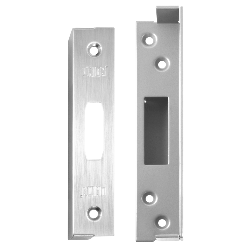 Union J2100REB Rebate To Suit StrongBOLT Deadlocks 25mm - Satin Chrome