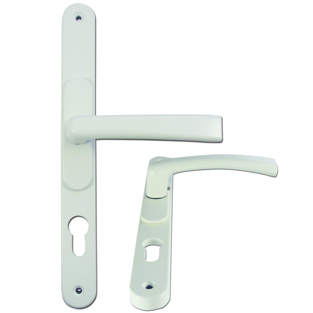 FLEXI UPVC Lever Door Furniture 59mm 96mm Centres - White