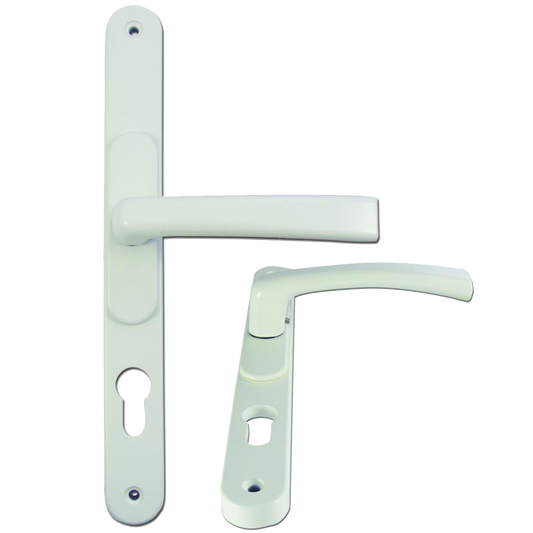 FLEXI UPVC Lever Door Furniture 59mm 96mm Centres - White