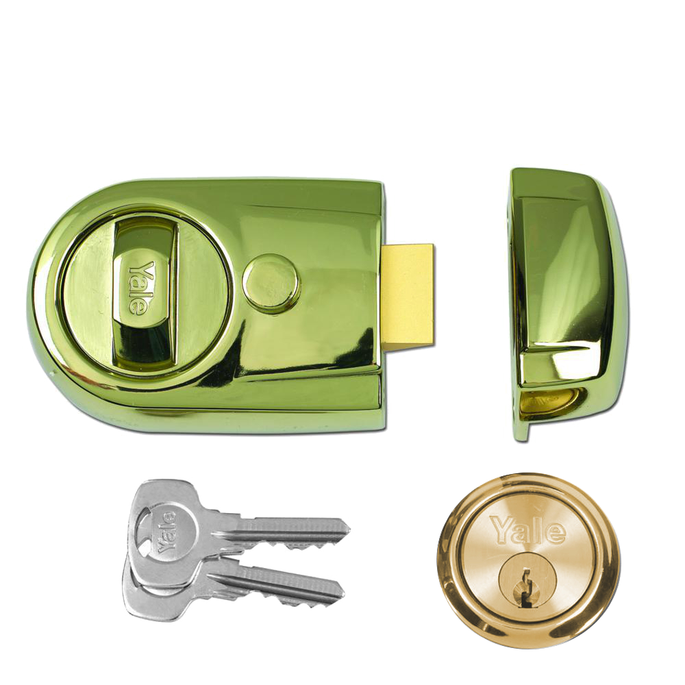 YALE Y3 Non-Deadlocking Nightlatch 60mm Pro - Brasslux