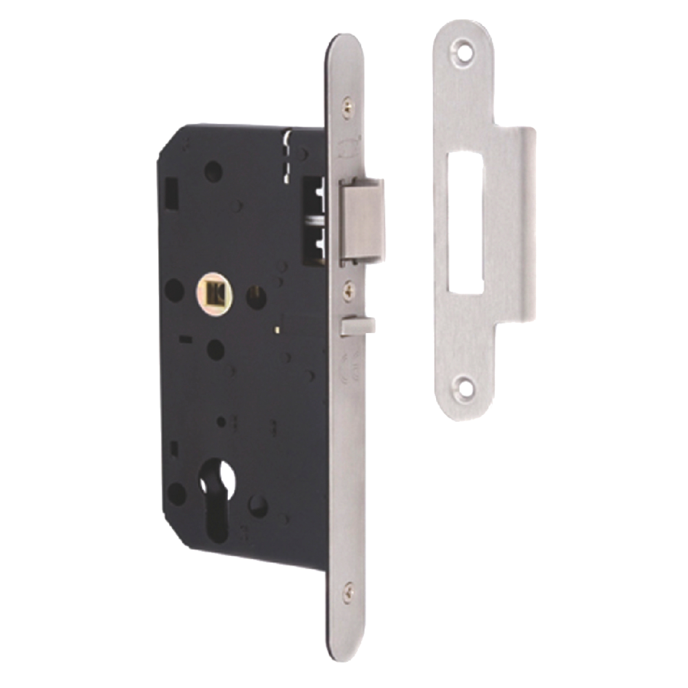 UNION JL2C25 DIN Euro Nightlatch Case SS Radius - Stainless Steel