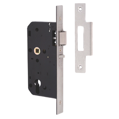 UNION JL2C25 DIN Euro Nightlatch Case SS Square - Stainless Steel