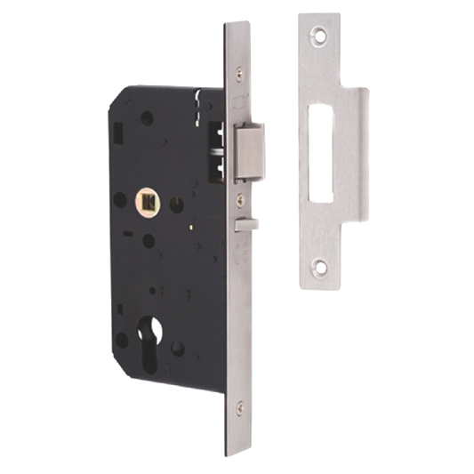 UNION JL2C25 DIN Euro Nightlatch Case SS Square - Stainless Steel