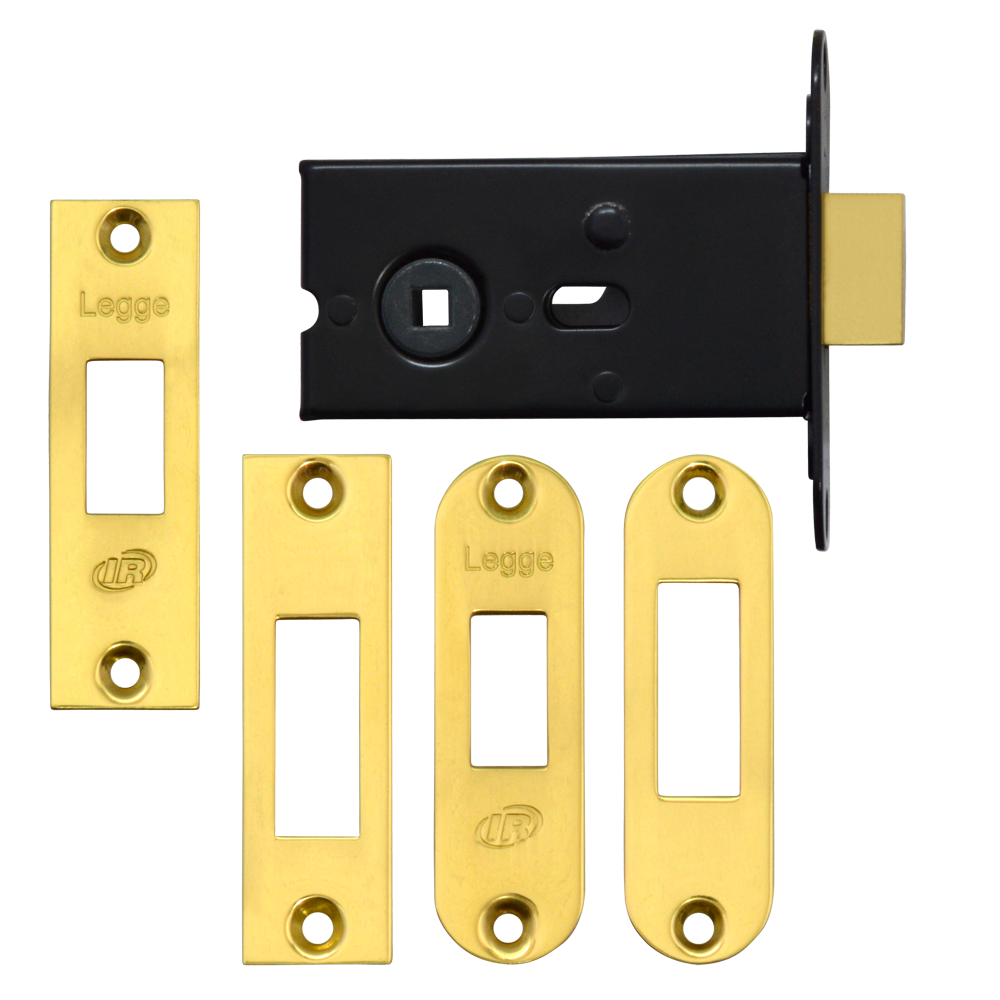 LEGGE B2512 Bathlock Deadbolt With 5mm Follower Polished Brass