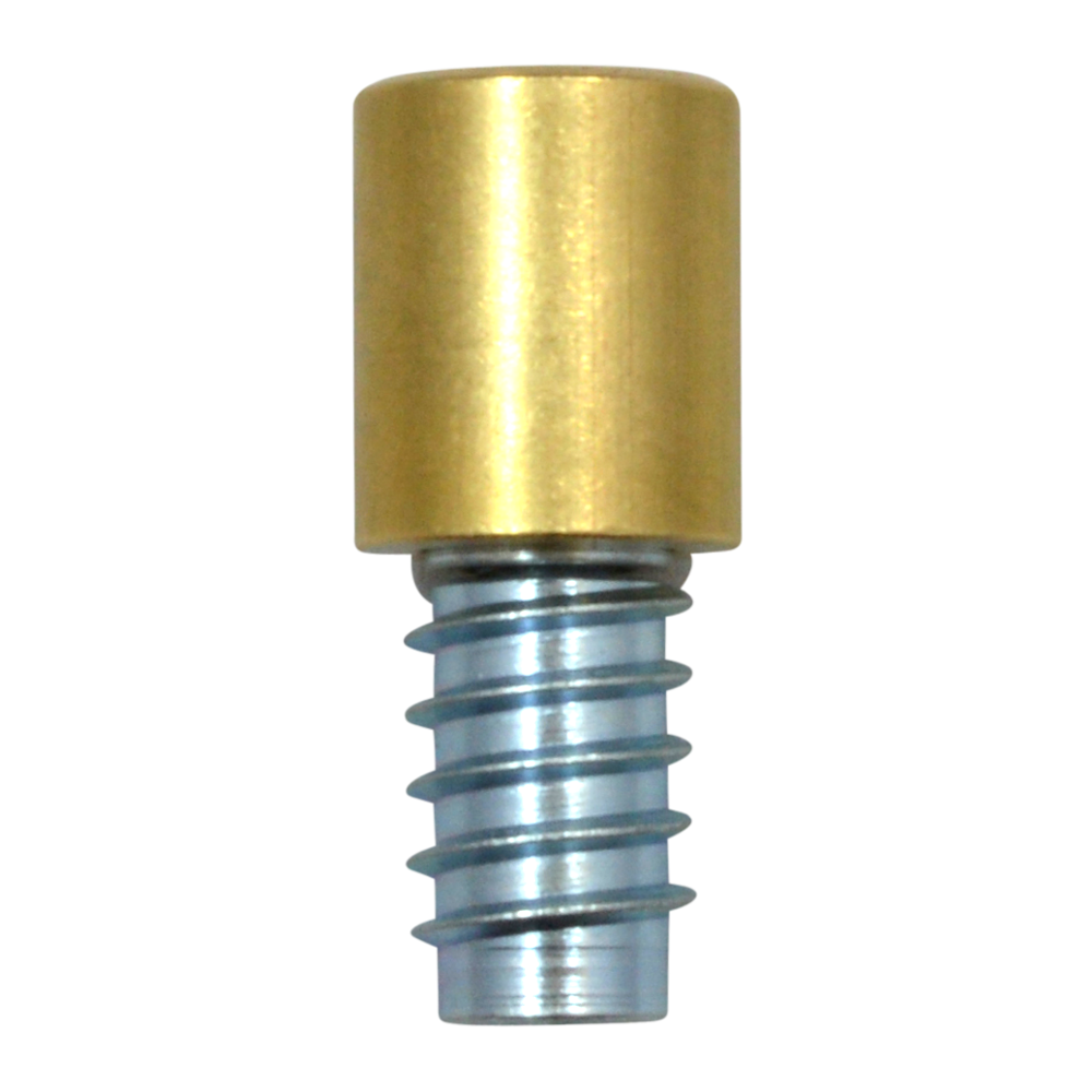 BRAMAH R1 ROLA Sash Window Stop 19mm R1/02B 1 Lock & 1 Insert - Polished Brass