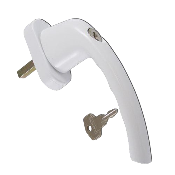 HOPPE UPVC Espag Handle Inline 0710S/U26 White