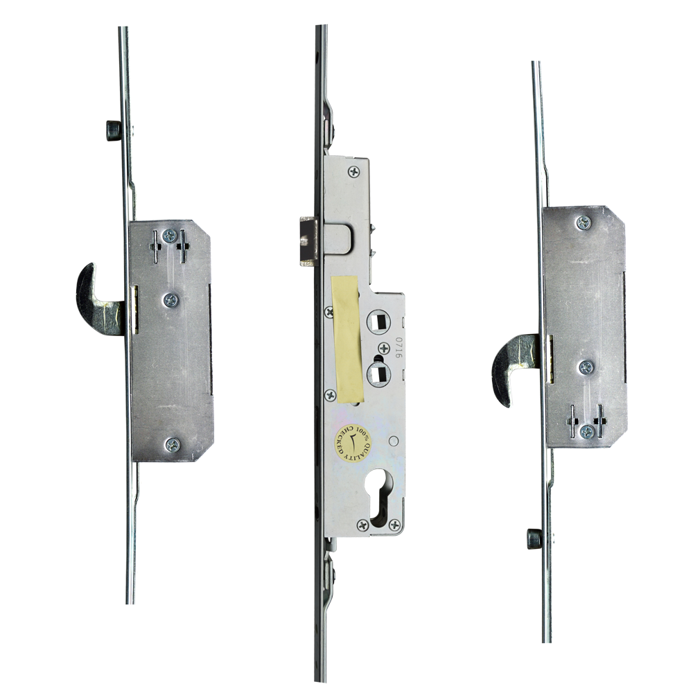 AVOCET Lever Operated Latch & Deadbolt Twin Spindle - 2 Hook 2 Roller 35/92-62