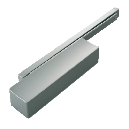 BRITON 2720BD Size 2-5 Cam Action Overhead Door Closer 2720BD Pull - Silver Enamelled