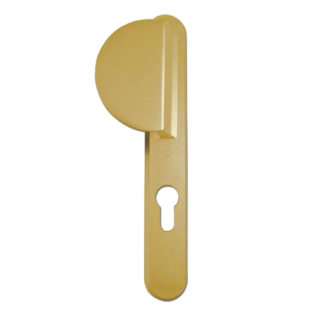 HOPPE UPVC Lever / Fixed Pad Door Furniture 554/3360N 92mm Centres - Gold