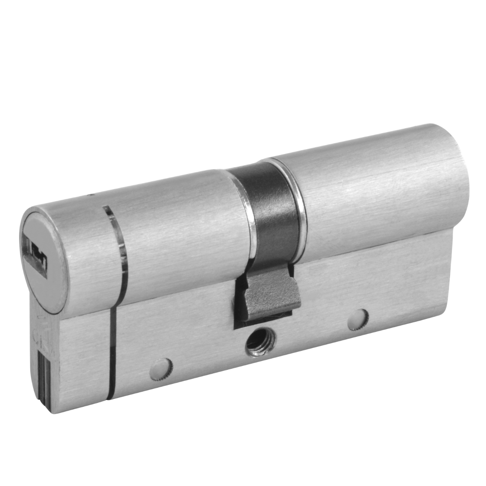 CISA Astral S24 QD Euro Double Cylinder 70mm 35/35 30/10/30 Keyed To Differ - Nickel Plated