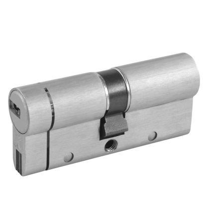 CISA Astral S24 QD Euro Double Cylinder 70mm 35/35 30/10/30 Keyed To Differ - Nickel Plated