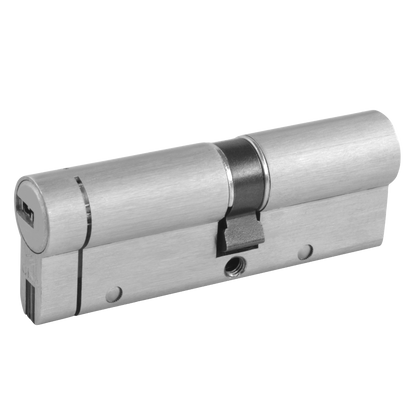 CISA Astral S24 QD Euro Double Cylinder 90mm 40/50 35/10/45 Keyed To Differ - Nickel Plated