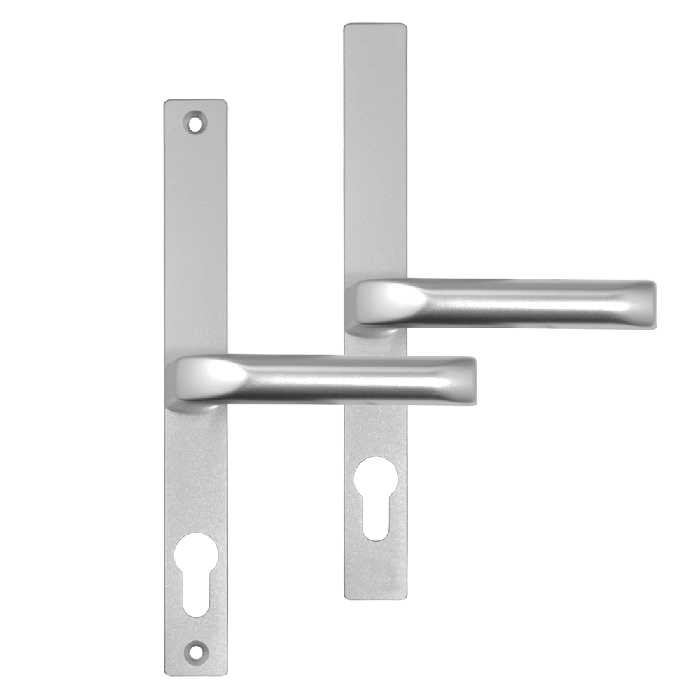 HOPPE UPVC Lever Door Furniture To Suit Fullex 68mm Centres - Silver