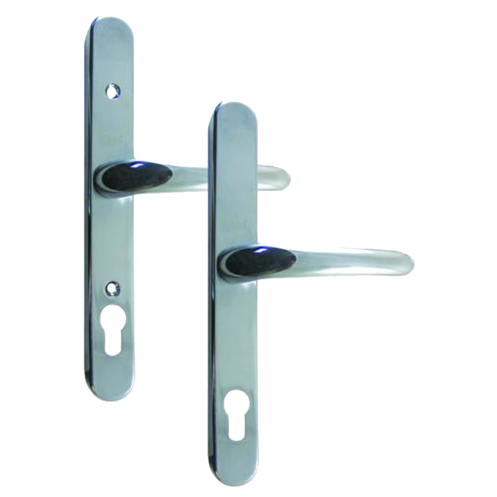 YALE UPVC Lever Door Furniture - Retro 92mm Centres Pro - Polished Chrome