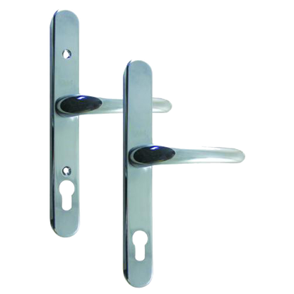 YALE UPVC Lever Door Furniture - Retro 92mm Centres Pro - Polished Chrome