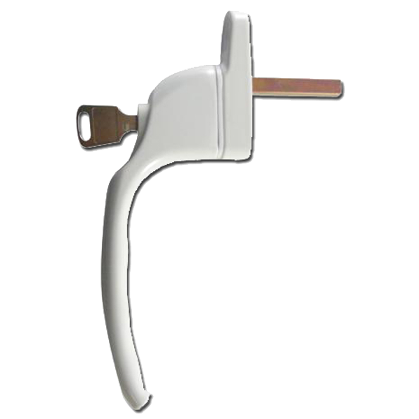 YALE UPVC Espag Handle Inline White