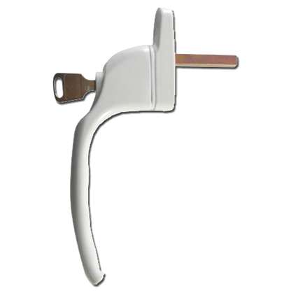 YALE UPVC Espag Handle Inline White